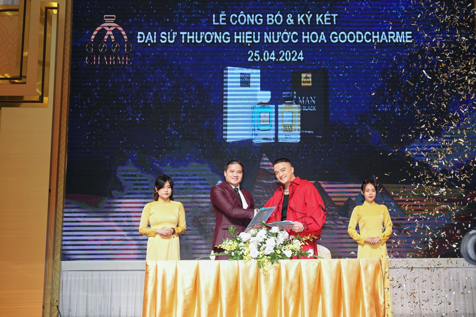 Trở lại với dự án âm nhạc mới, ca sỹ Cao Thái Sơn đã có hợp đồng Đại sứ thương hiệu với Nước Hoa GoodCharme