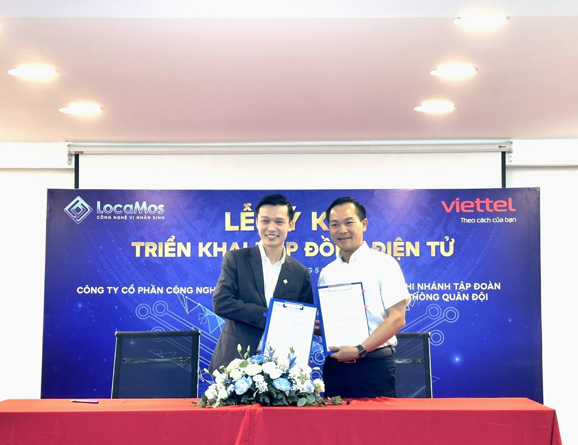 LocaMos và Viettel Hà Nội hợp tác triển khai Hợp đồng Điện tử